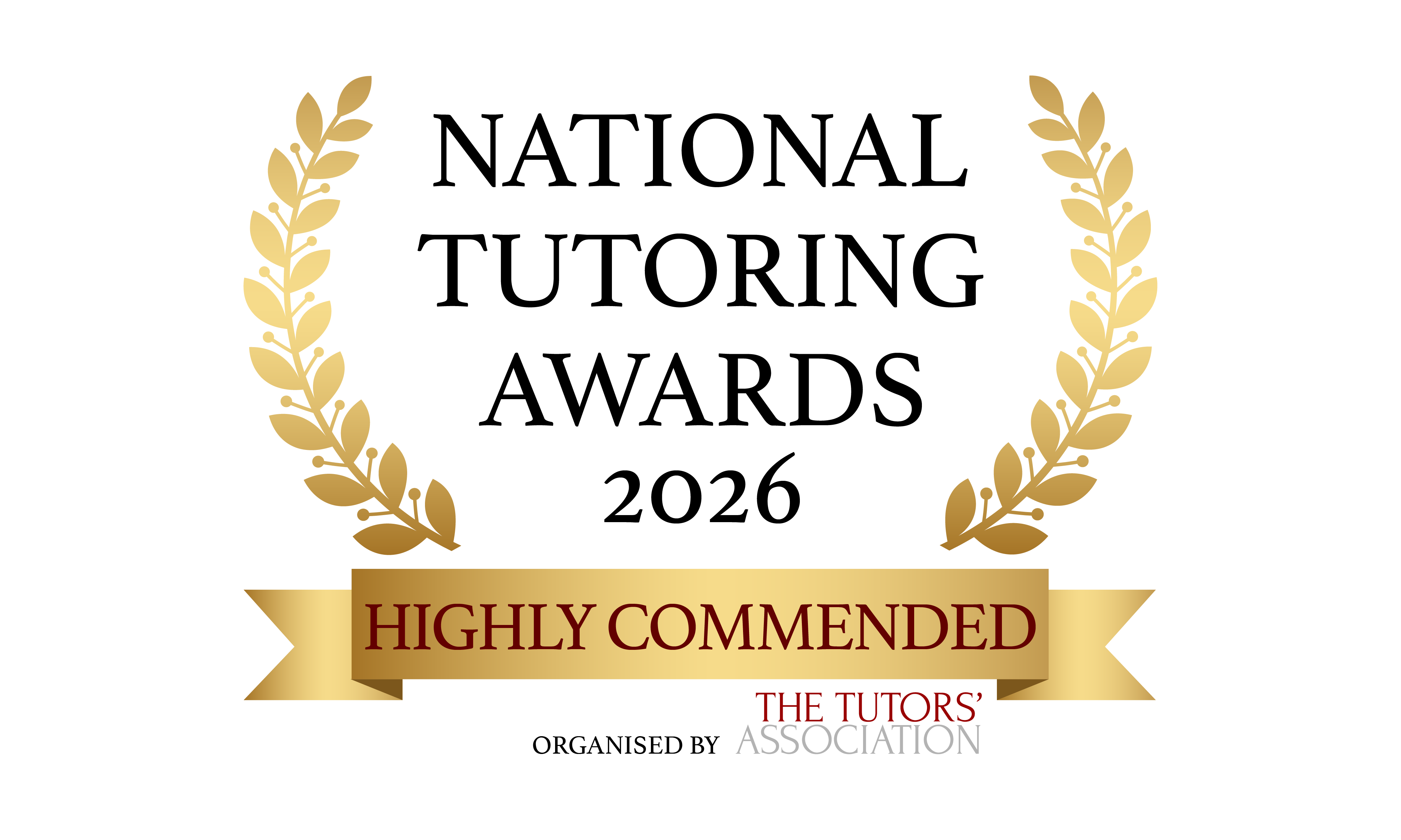 National Tutoring Awards 2026 Highly Commended badge